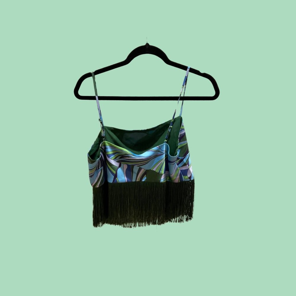 ❌SOLD❌NWT House of Harlow 1960 Top and Skirt Fringe Set Medium - Picture 16 of 16